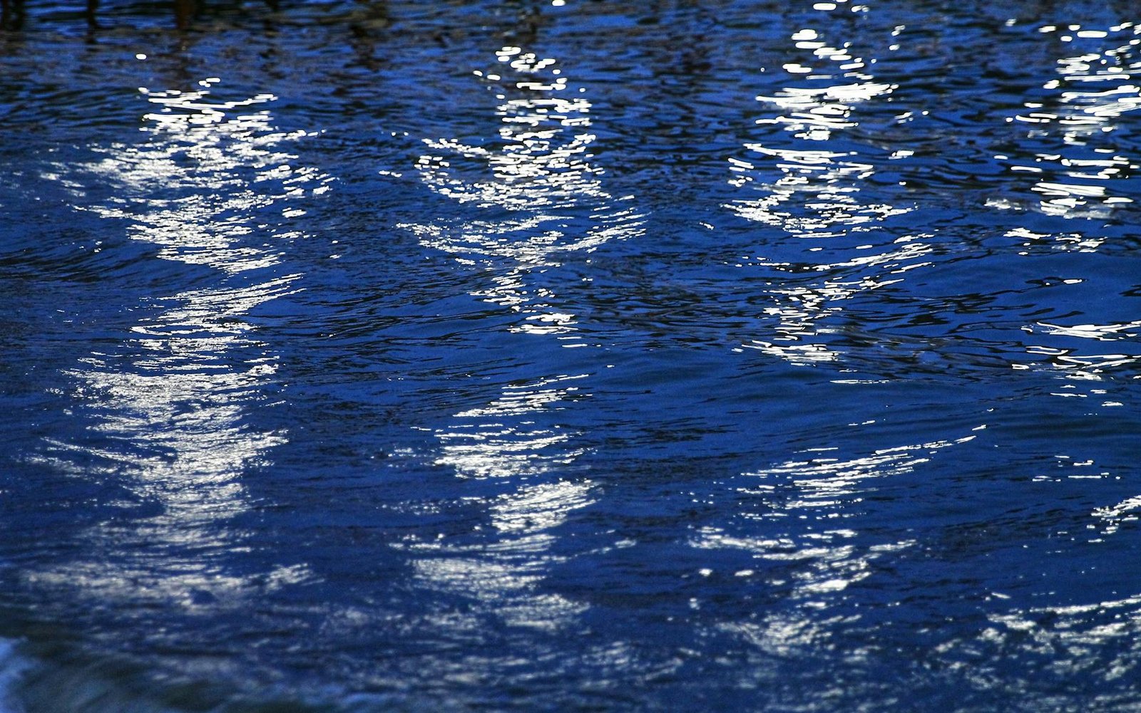 light reflection on water surface